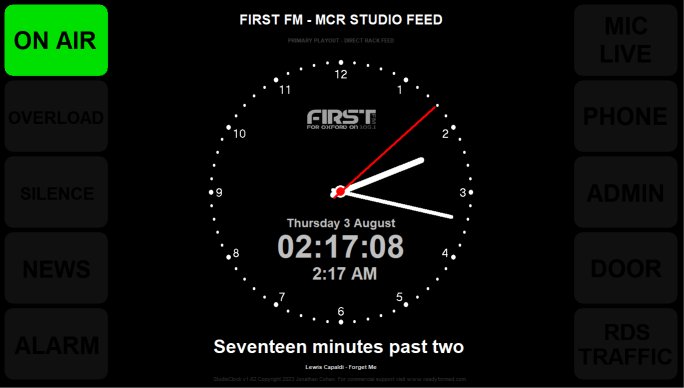 Studio Clock Screenshot