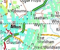 Map of Alton